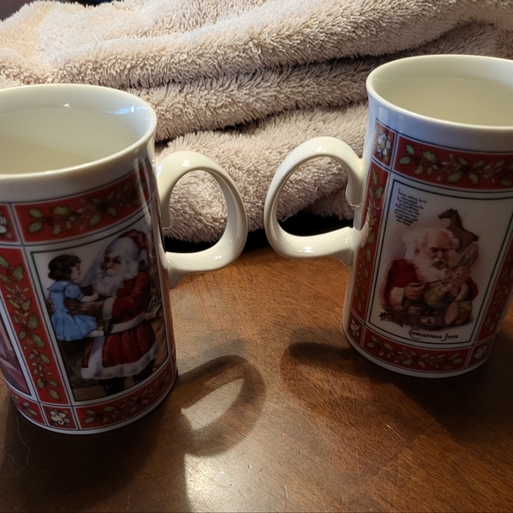 Christmas mugs from Scottland set of 2 - Picture 3 of 3